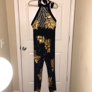 Glitter Jump Suit